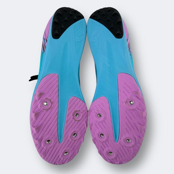 Asics Resurgence XC Track & Field Shoes Mens Size 11.5 Aquarium Blue Purple - Picture 8 of 10